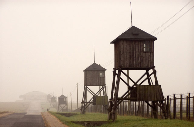Le camp de Majdanek, près de Lublin, à l'est du pays