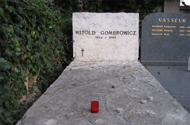 La tombe de Gombrowicz  Vence